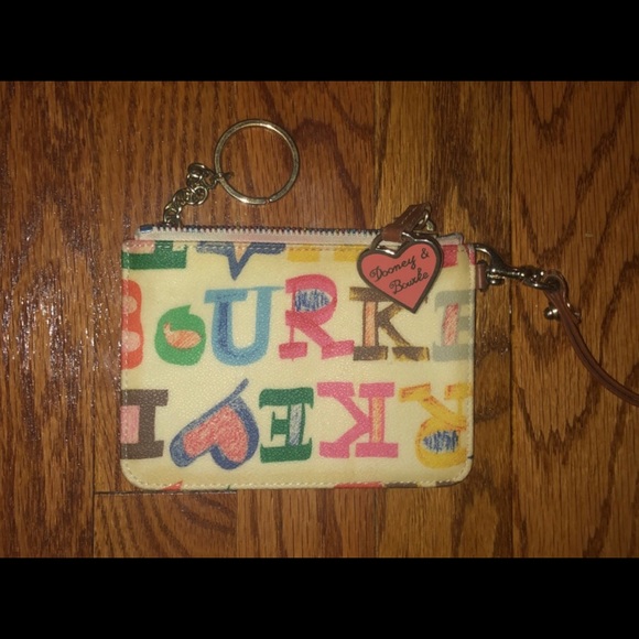 NOWT Dooney And Bourke Coated Canvas Wristlet - Picture 3 of 4